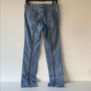 Alexander McQueen | Denim Jeans with Zipper Detail
